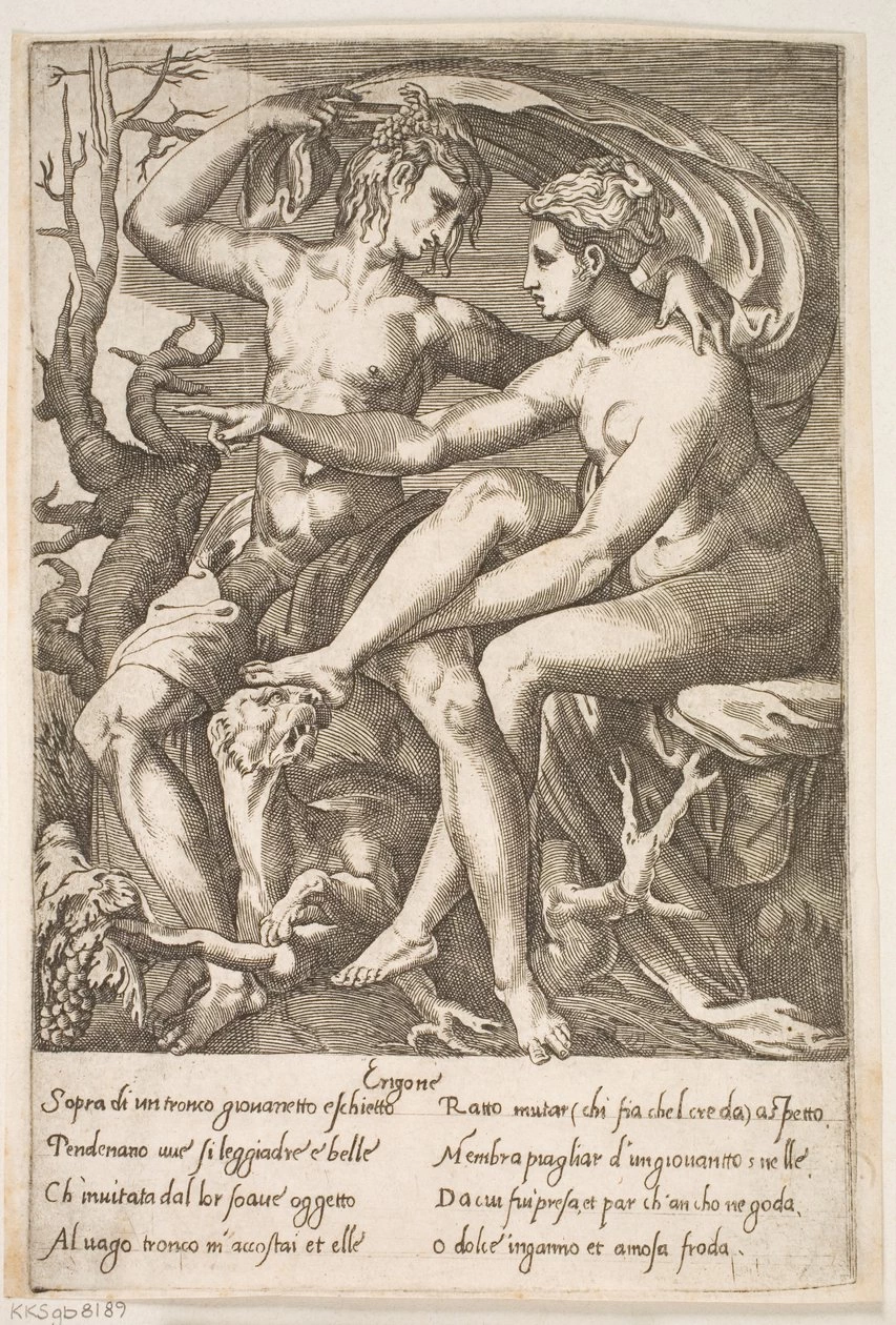 Perin del Vaga - 193, Bacco ed Erigone, Statens Museum for Kunst